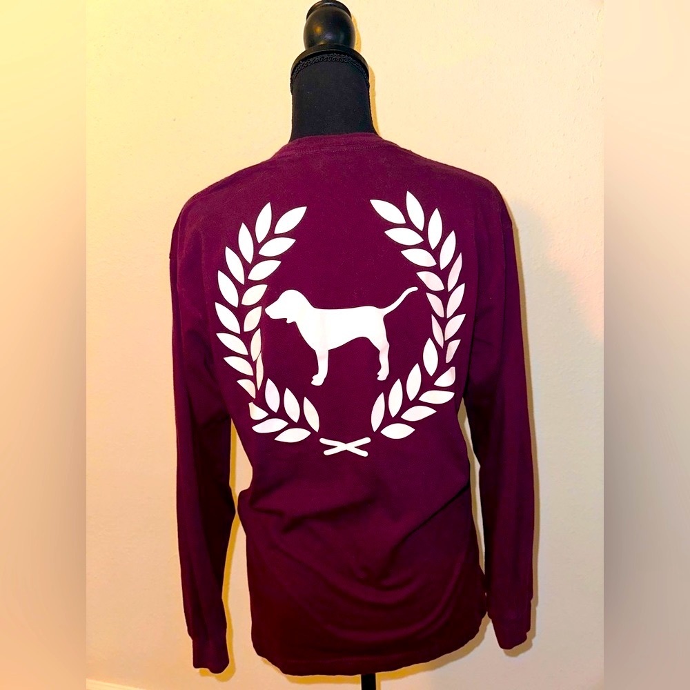 PINK by Victoria’s Secret Maroon Long Sleeve Shirt
